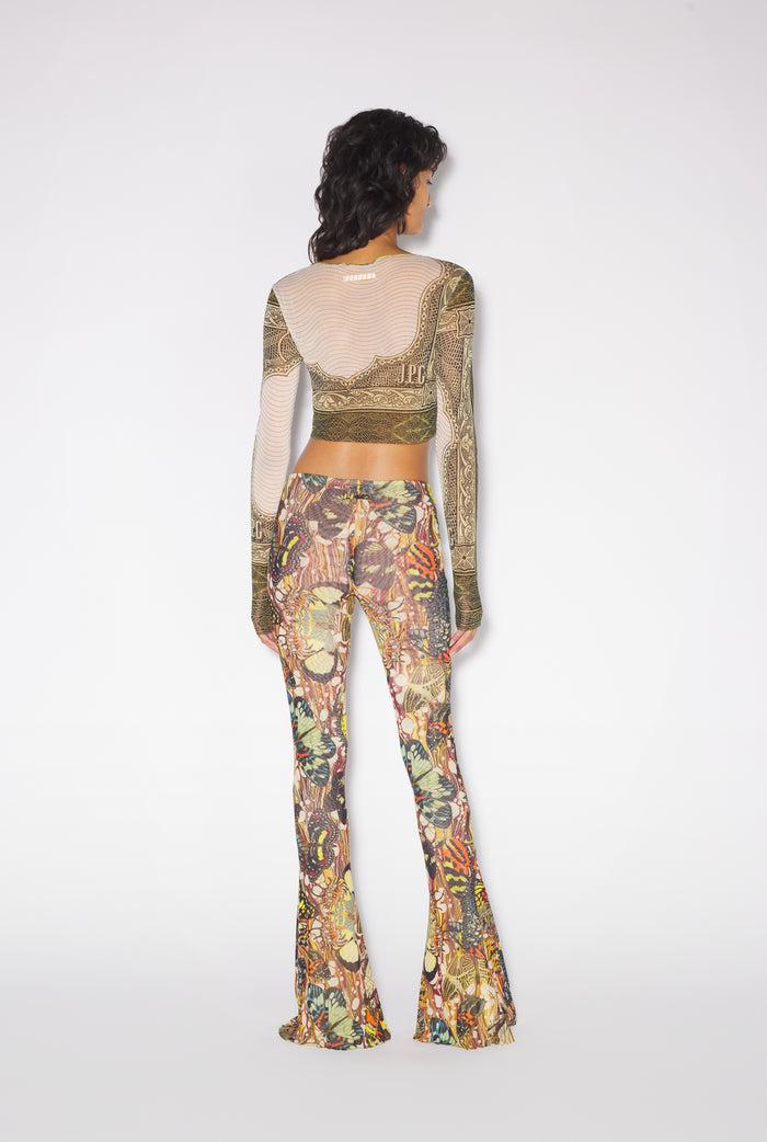 jean paul gaultier Le Pantalon Papillon Jaune Jaune