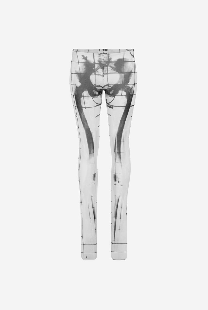 Jean Paul Gaultier Le Pantalon Squeletor Blanc Blanc