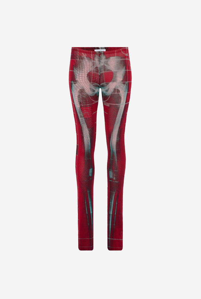 Jean Paul Gaultier Le Pantalon Squeletor Rouge Rouge