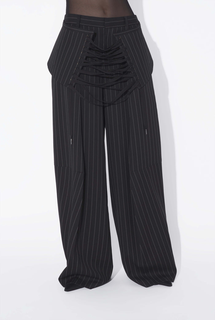 Jean Paul Gaultier Le Pantalon Tailleur Corset Noir