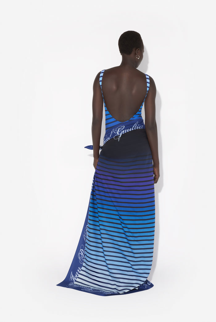 jean paul gaultier Le Paréo Marinière Dégradée Noir