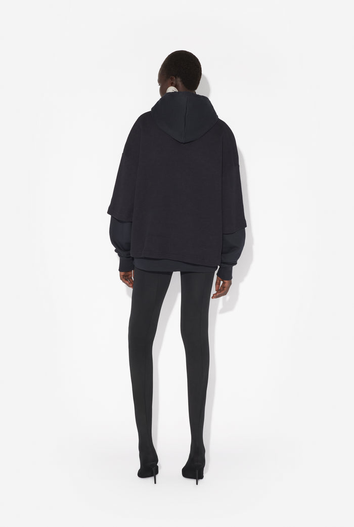 Jean Paul Gaultier Le Sweatshirt Oversize JPG Noir Noir