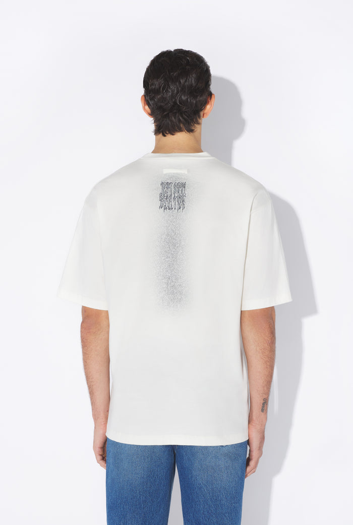 jean paul gaultier Le T-Shirt Oversize Tattoo Ruban Blanc Blanc