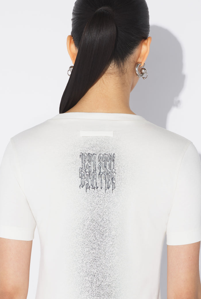 Jean Paul Gaultier Le T-Shirt Tattoo Poem Blanc Blanc