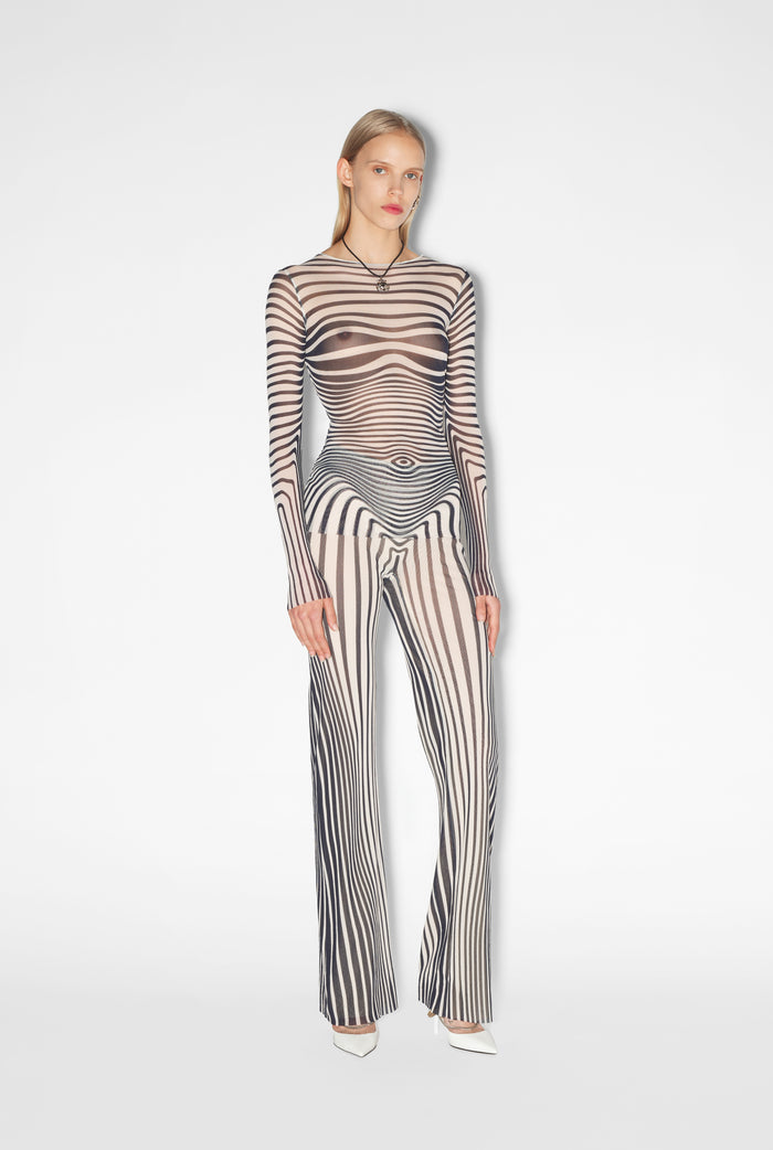 Jean Paul Gaultier Le Top Body Morphing Marine Beige