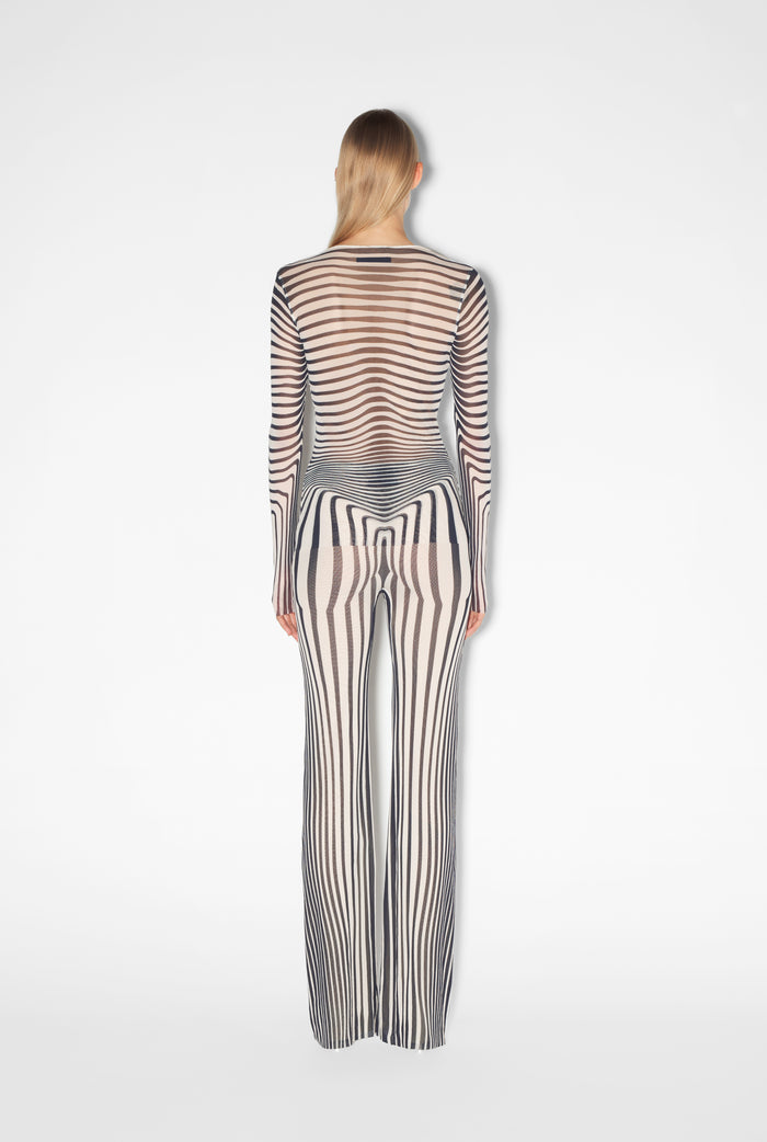 Jean Paul Gaultier Le Top Body Morphing Marine Beige