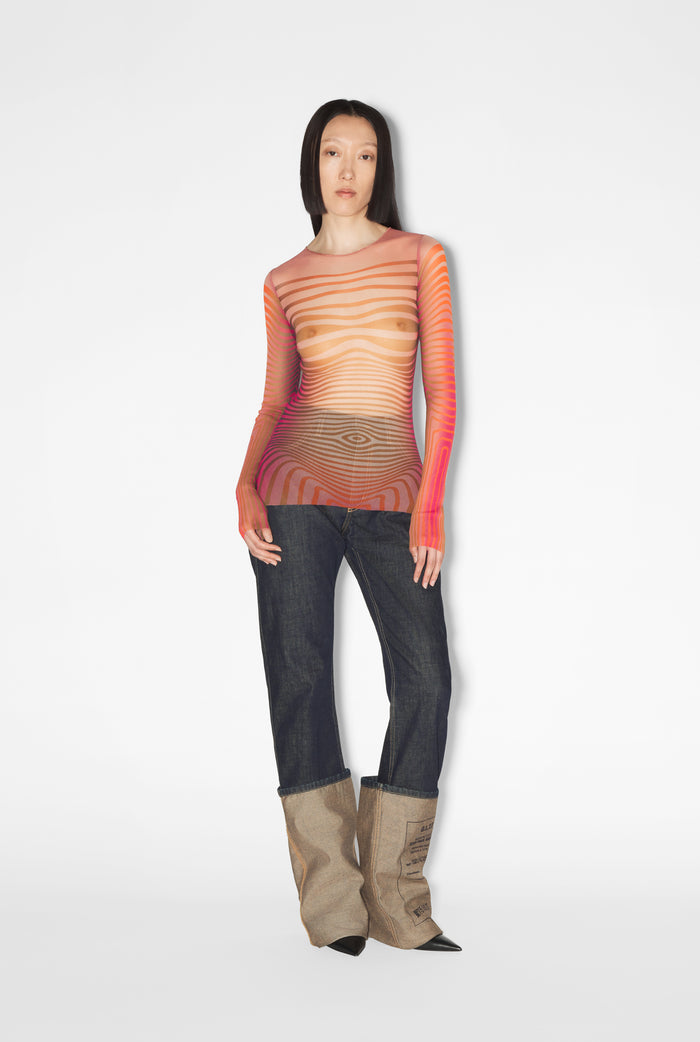 Jean Paul Gaultier Le Top Body Morphing Rouge Rouge