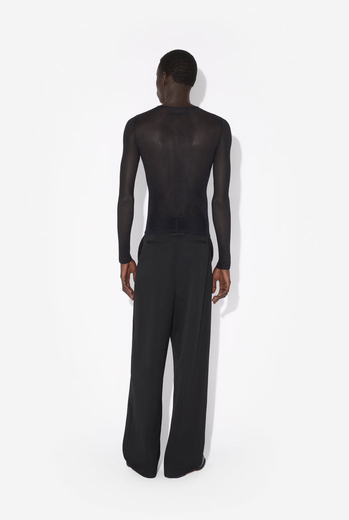 Jean Paul Gaultier Le Top Floqué Jean Paul Gaultier Noir