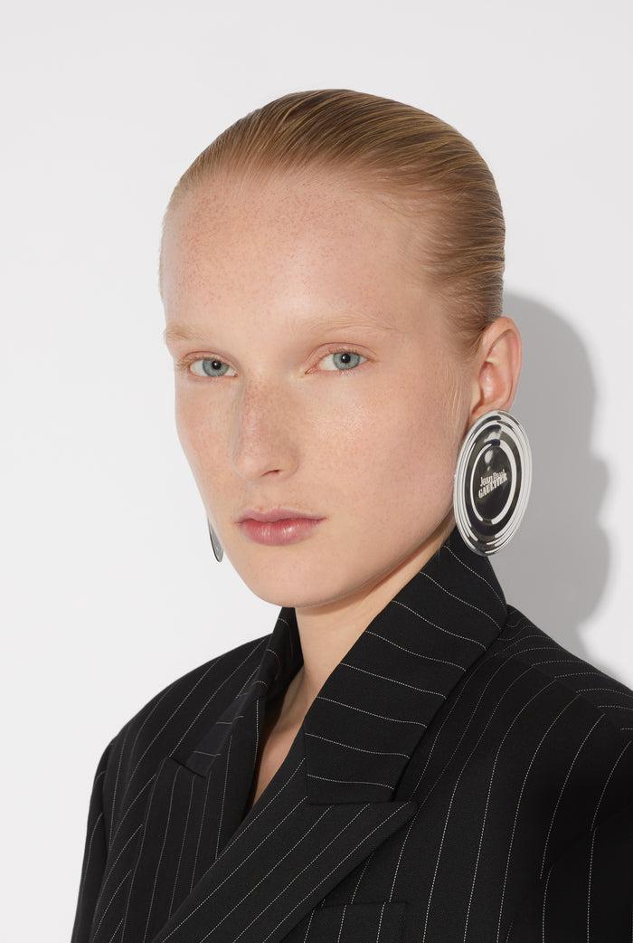 Jean Paul Gaultier Les Boucles D'oreilles Canettes Argent