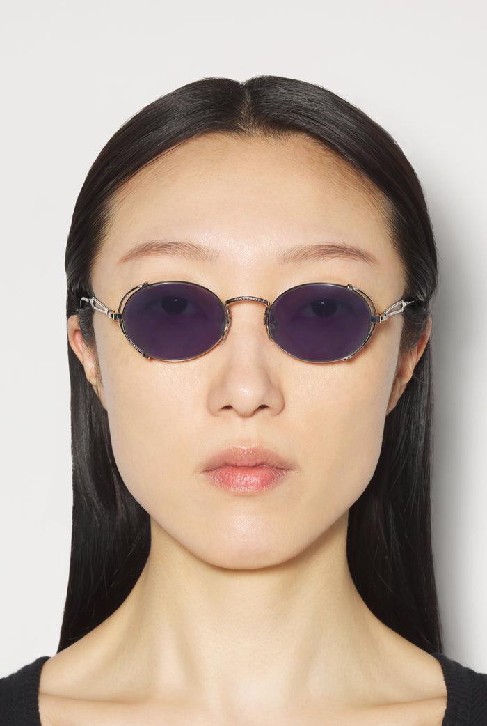 Jean Paul Gaultier Les Lunettes De Soleil 55-3175 Argentées Argent