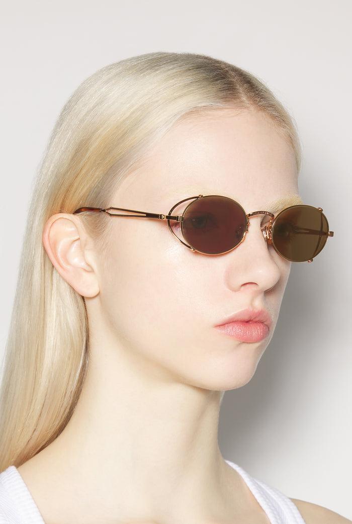 Jean Paul Gaultier Les Lunettes De Soleil 55-3175 Rose Gold Rose
