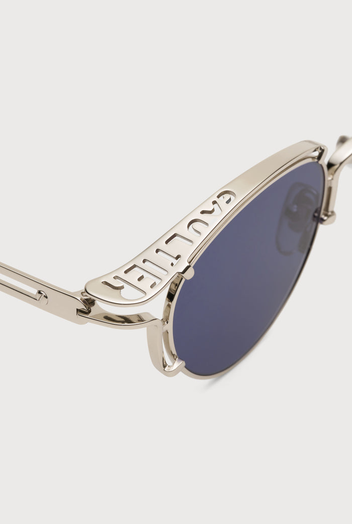 Jean Paul Gaultier Les Lunettes De Soleil 56-5102 Argentées Argent