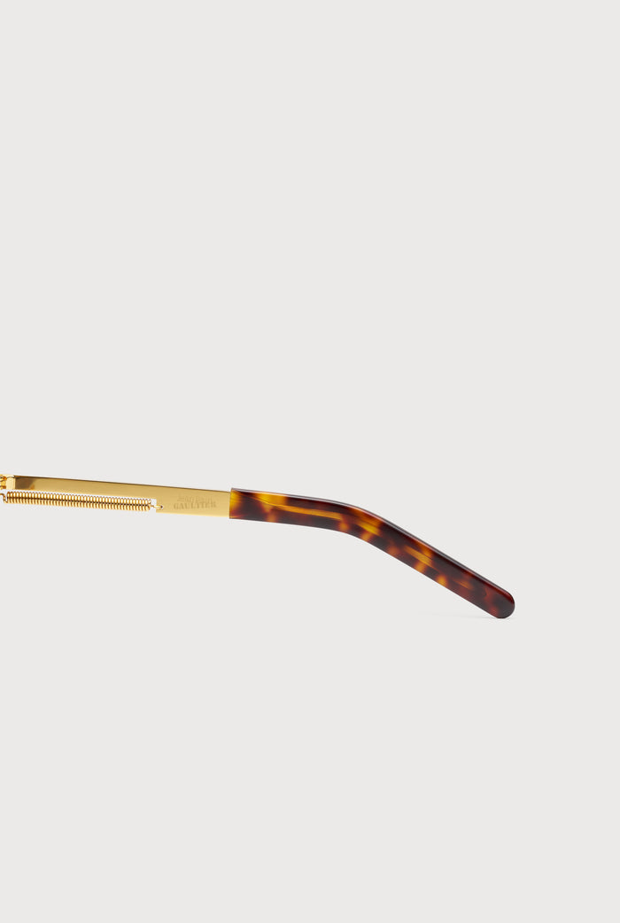 Jean Paul Gaultier Les Lunettes De Soleil 56-8171 Dorées Or