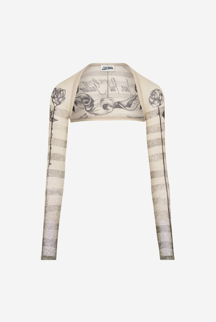 Jean Paul Gaultier Les Manches Tattoo Marinière Écru