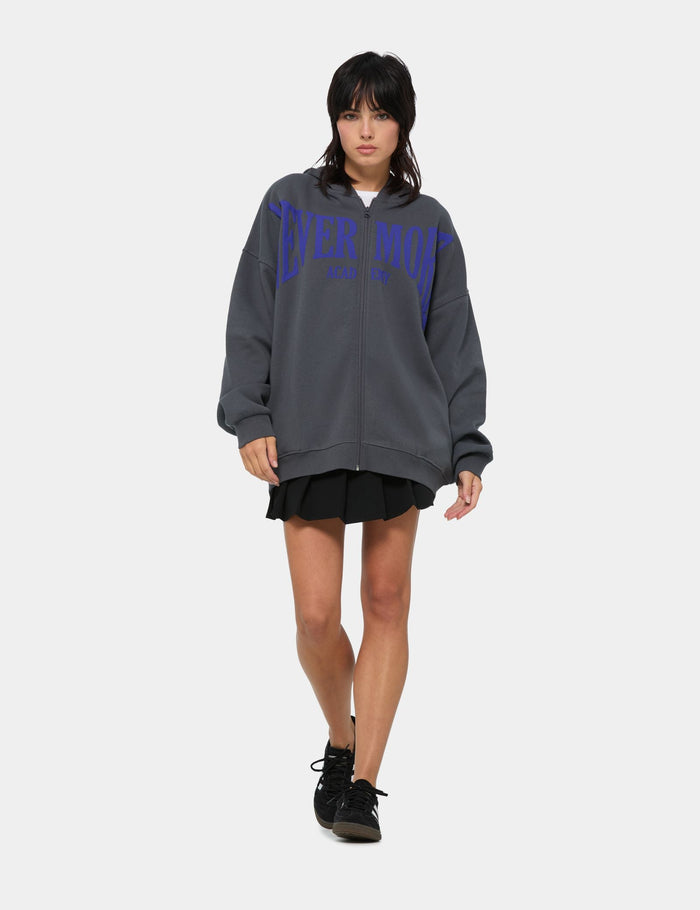 jennyfer Gilet à capuche Wednesday x Jennyfer à motif gris foncé