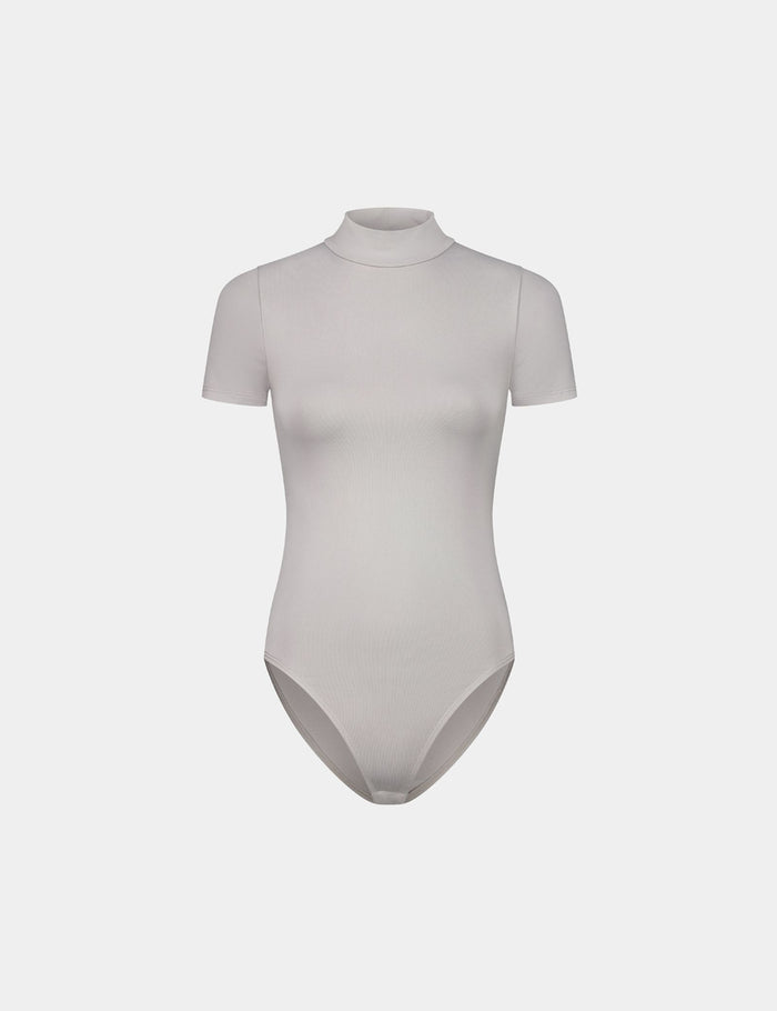 jennyfer Body à col montant gris clair
