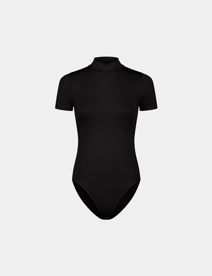 jennyfer Body à col montant noir