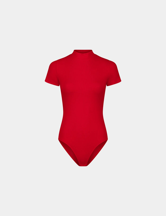 jennyfer Body col montant rouge vif
