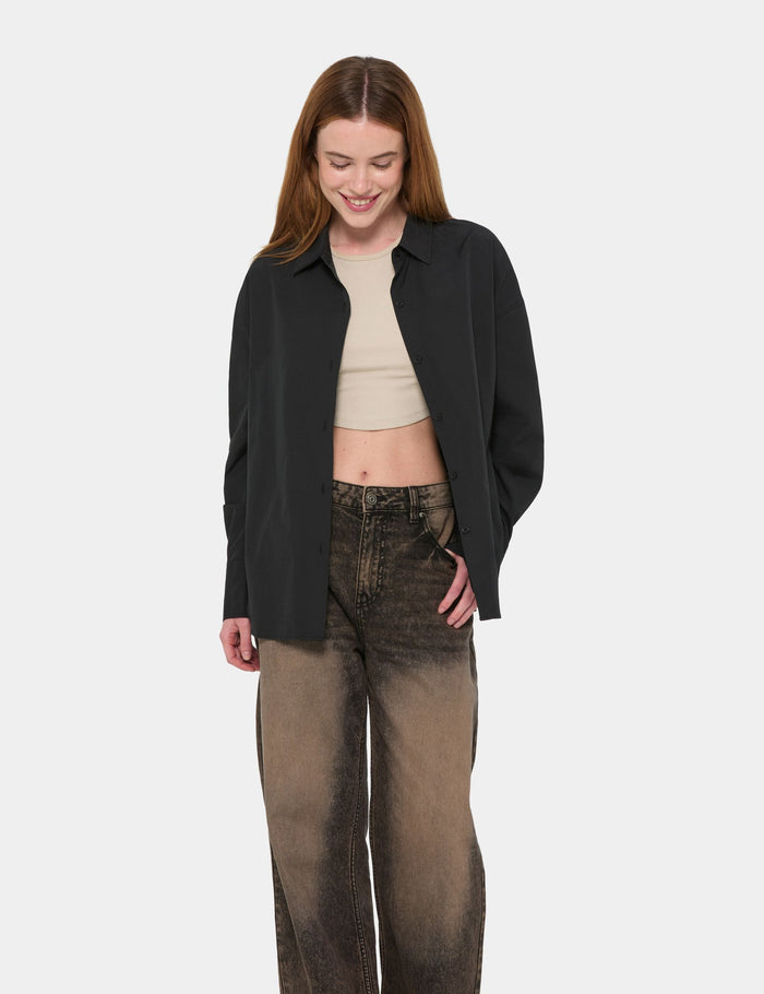 jennyfer Chemise oversize noire