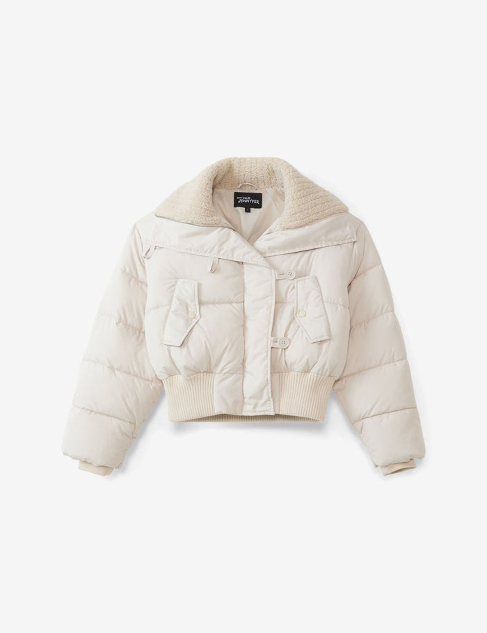 jennyfer Doudoune matelassée crème