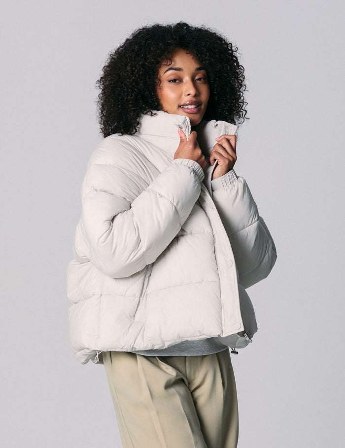 jennyfer Doudoune matelassée pierre