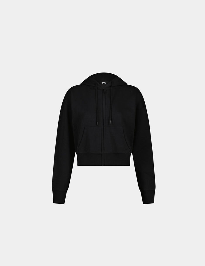 jennyfer Gilet à capuche doux noir