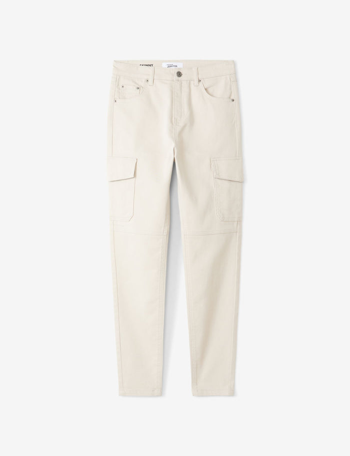 jennyfer Jean coupe skinny crème