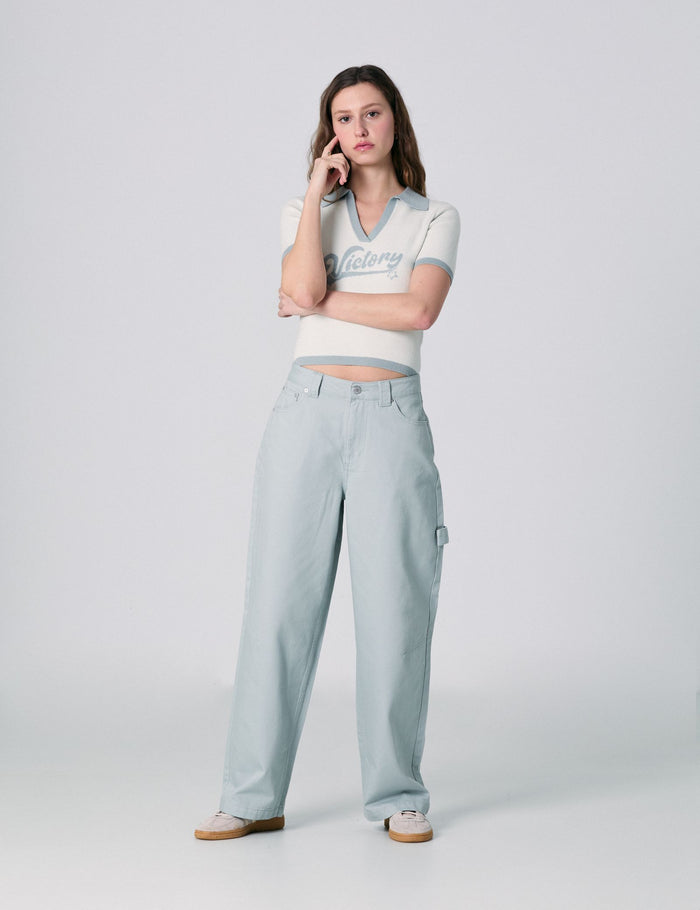 jennyfer Jean skater taille basse sable