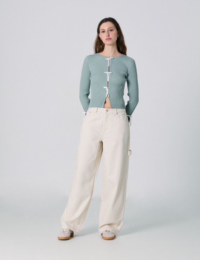 jennyfer Jean skater taille basse sable