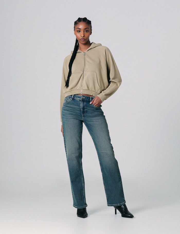 jennyfer Jean straight bleu jean