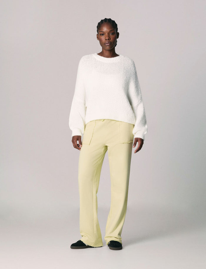 jennyfer Jogging à bords francs vanille