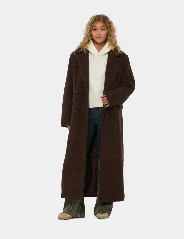 jennyfer Long manteau marron