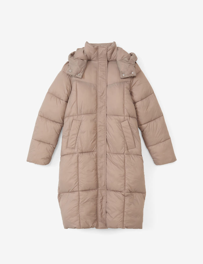 jennyfer Longue doudoune marron matelassée