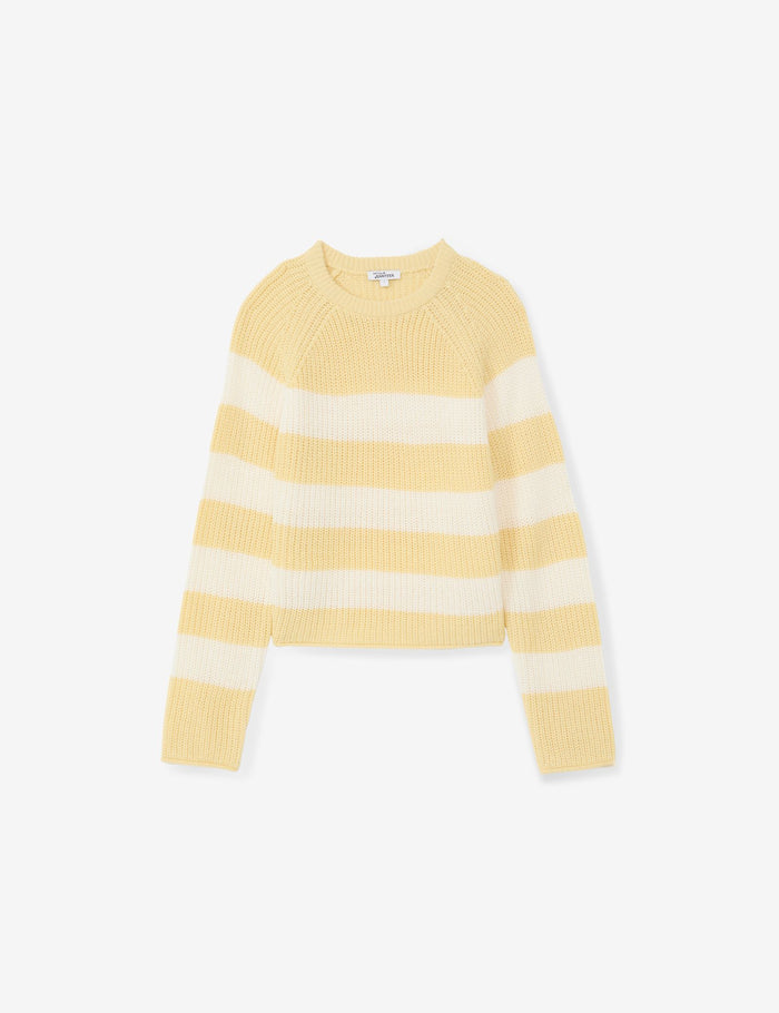 jennyfer Maille ajourée vanille