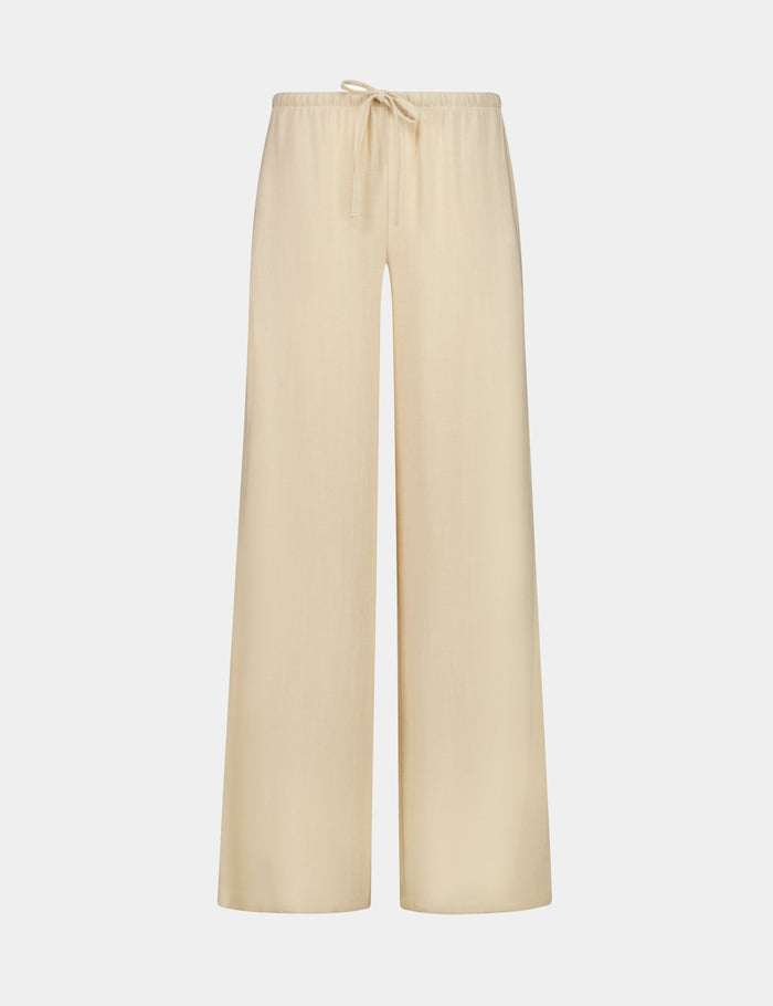 jennyfer Pantalon fluide beige clair