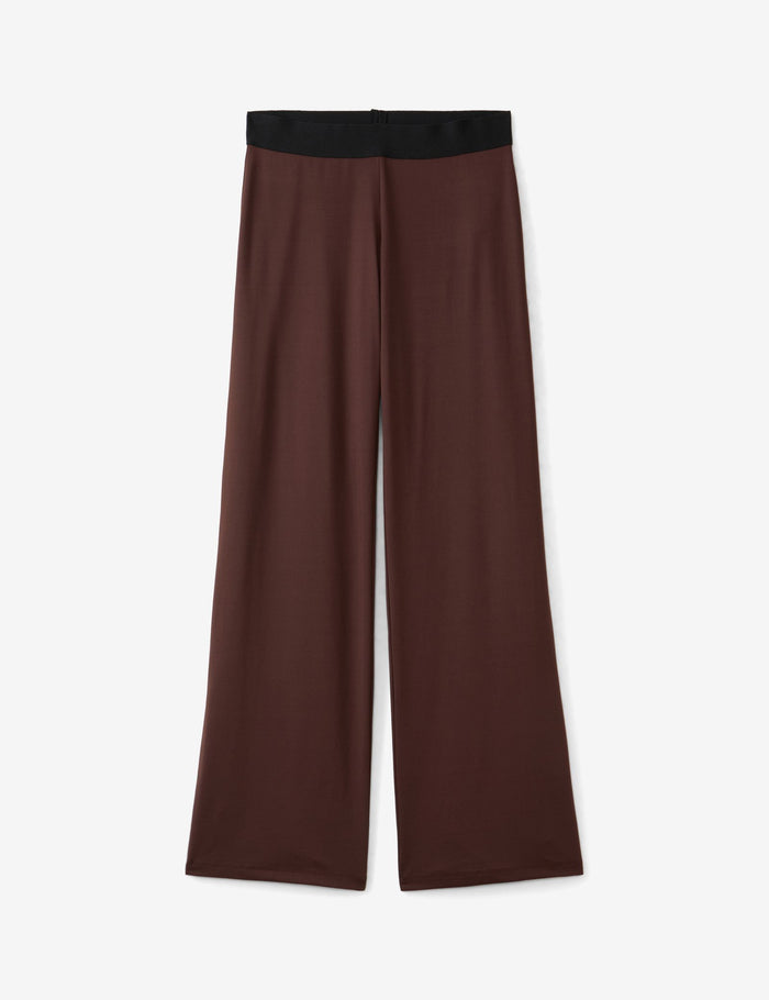 jennyfer Pantalon fluide marron