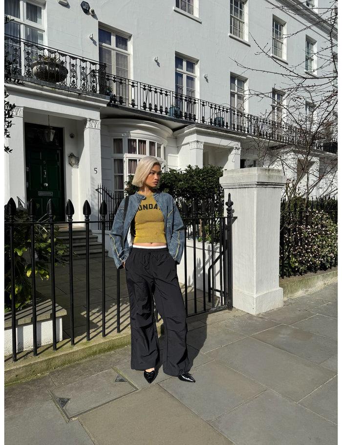 jennyfer Pantalon fluide noir