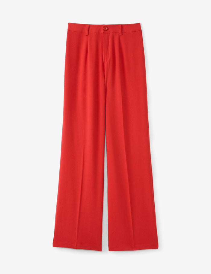 jennyfer Pantalon palazzo rouge vif