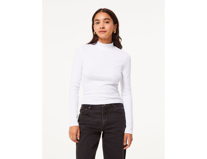 jennyfer Pull col montant blanc