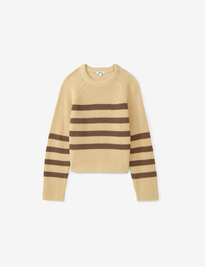 jennyfer Pull en maille tressée beige moyen