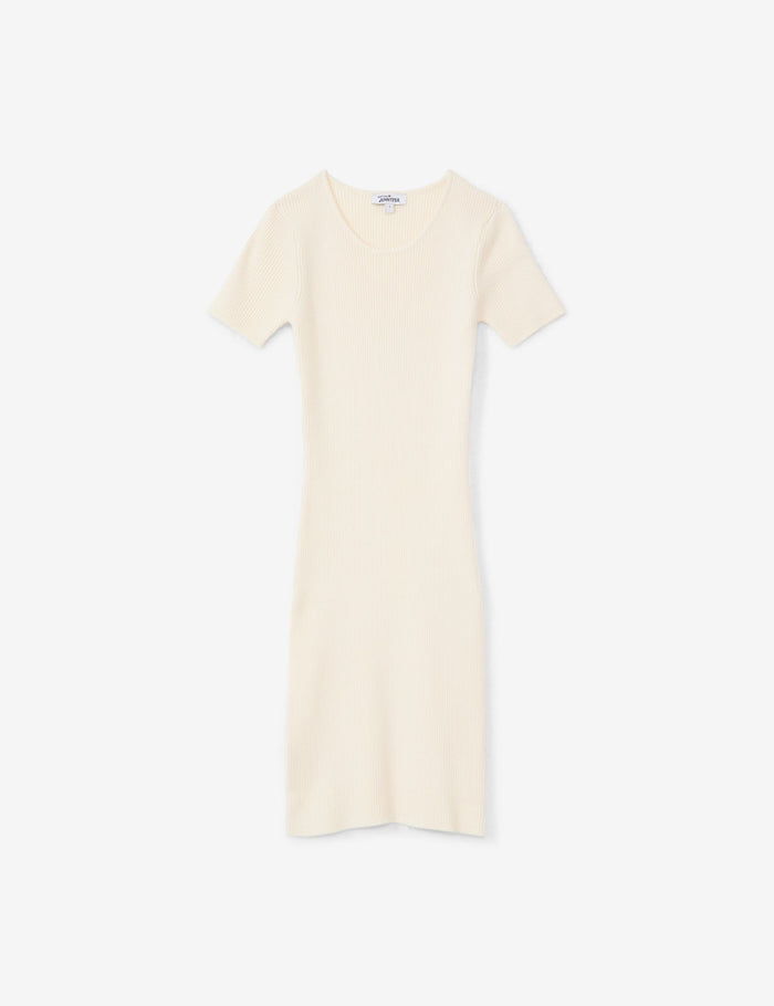 jennyfer Robe courte côtelée sable