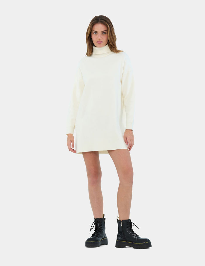 jennyfer Robe-pull courte col roulé sable