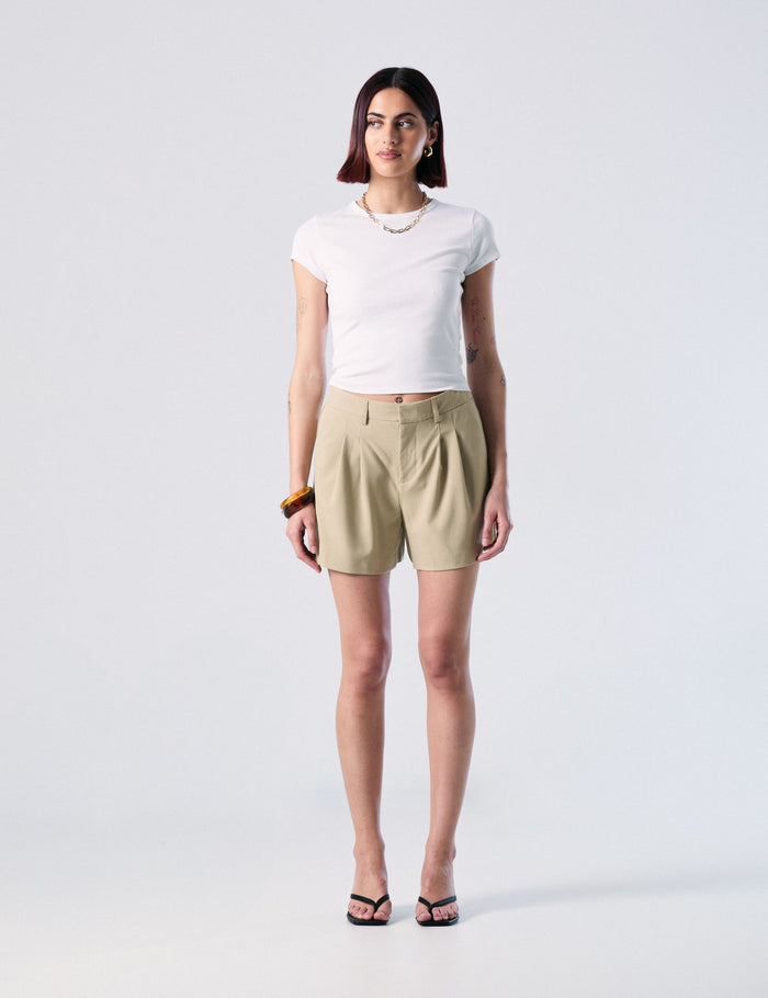 jennyfer Short tailleur beige kaki