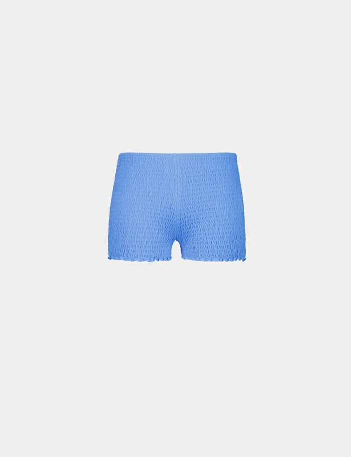 jennyfer Shorty matière crêpée bleu azur