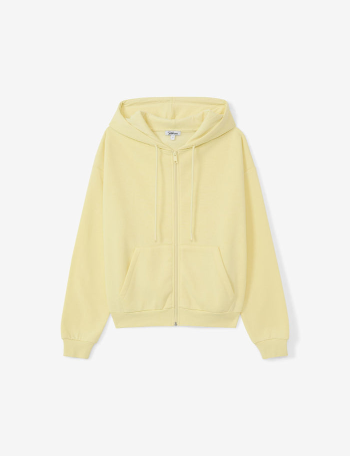 jennyfer Sweat à capuche zippé vanille