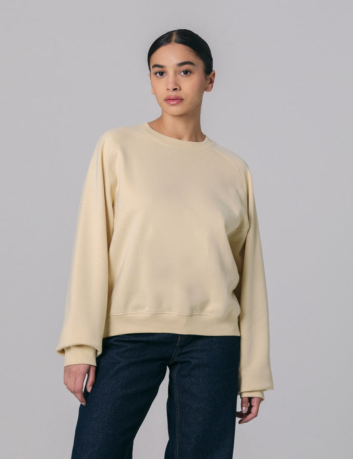 jennyfer Sweat oversize beige clair
