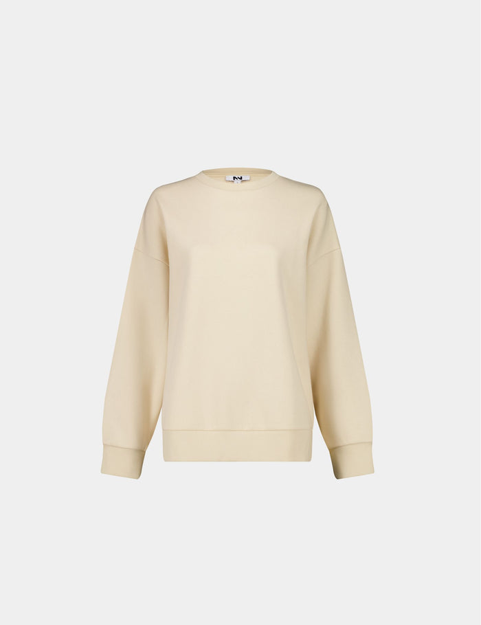 jennyfer Sweat oversize beige clair