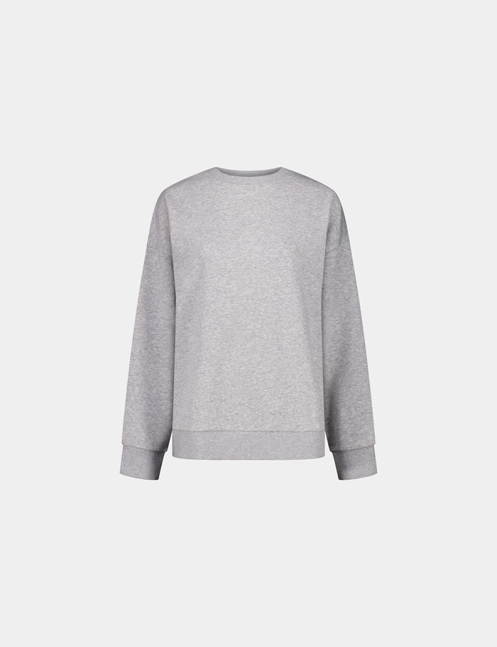 jennyfer Sweat oversize gris chiné
