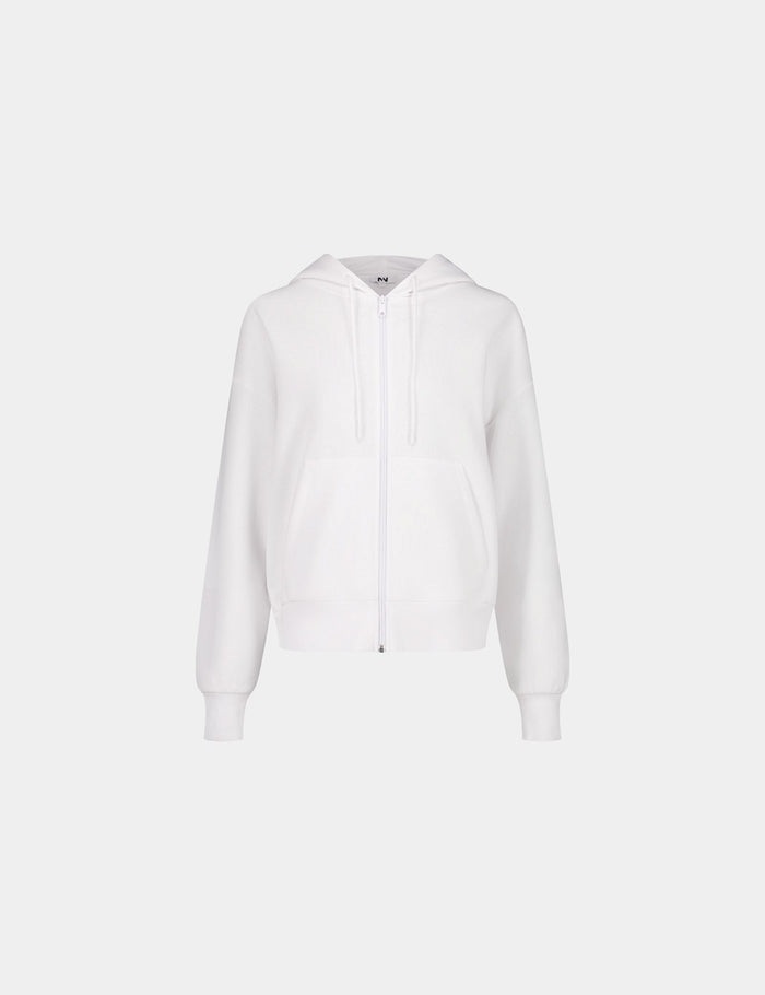 jennyfer Sweat zippée blanc