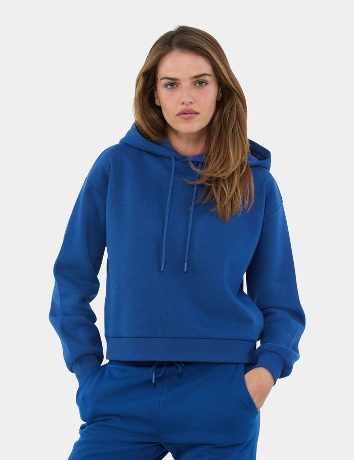 jennyfer Sweatshirt court oversize bleu électrique